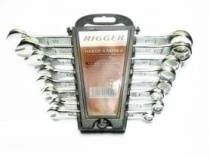 Набор ключей комбинированных RIGGER исполнение "Bright", 12 шт.